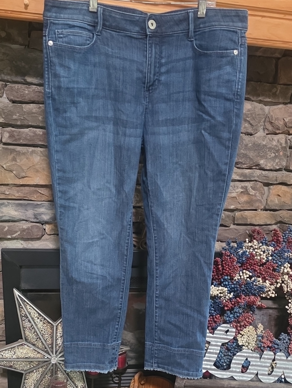 J.Jill Denim Authentic Fit Cropped Sz 12T